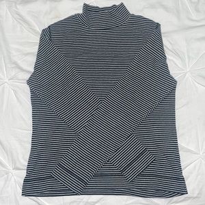 Vintage Black and Grey Mock neck
